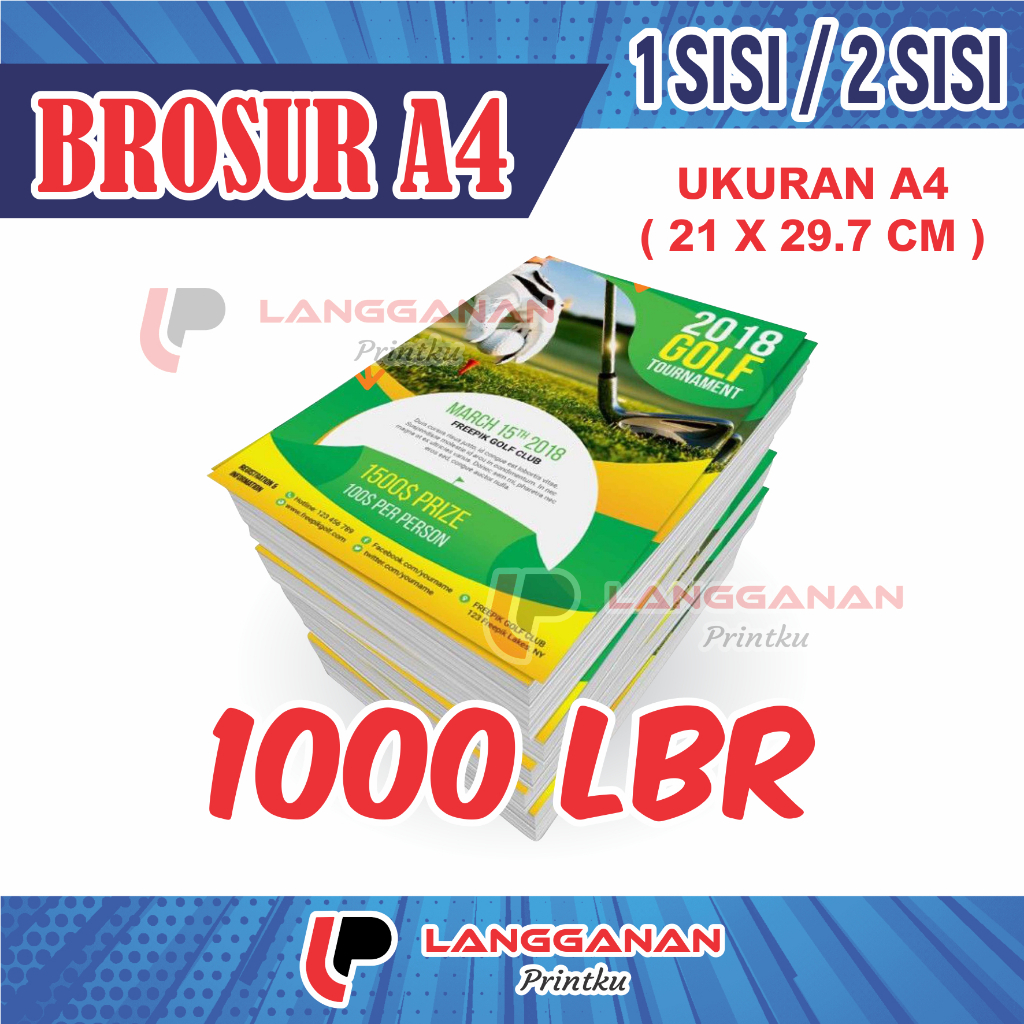 

CETAK BROSUR A4 AP 120 GSM CETAK FLYER ARTPAPER 120 GSM PROSES CEPAT FULL COLOR