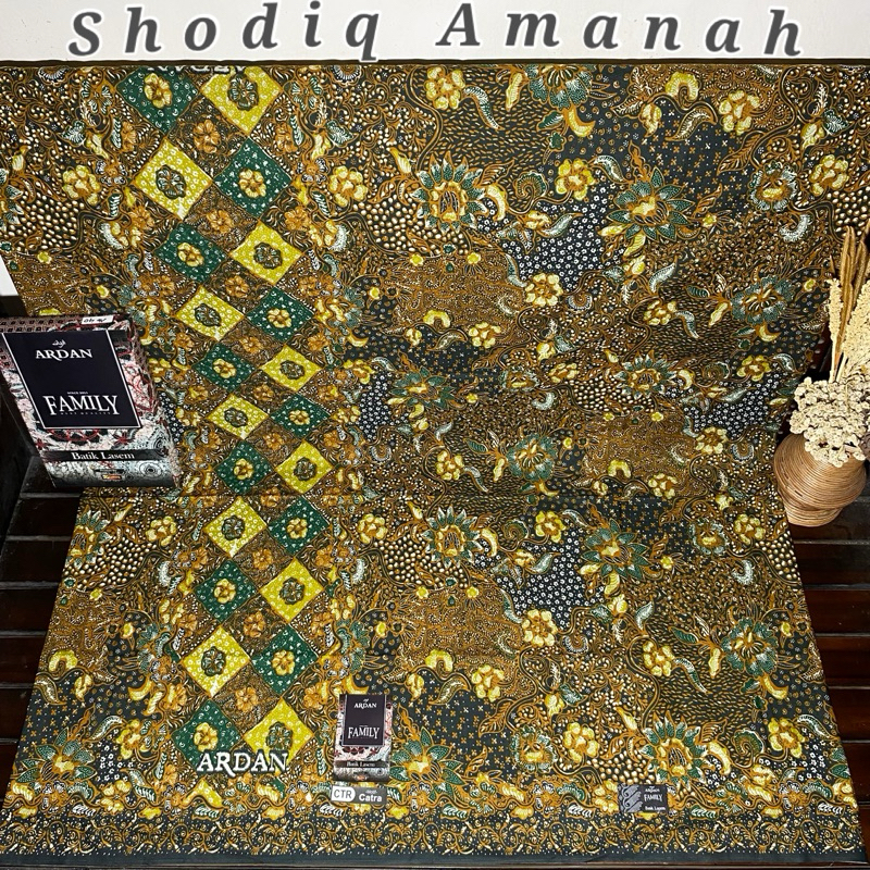 Sarung ardan family batik gold | ardan batik terbaru