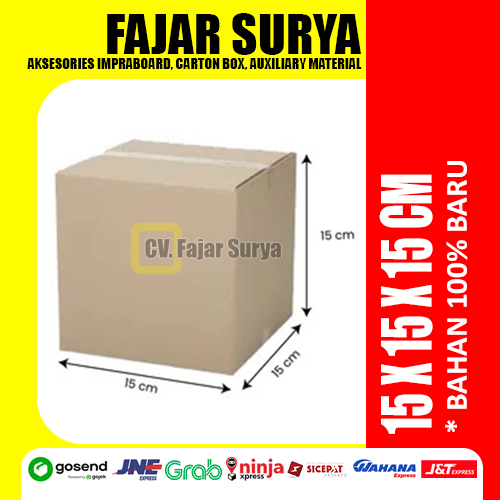 

Karton Box Murah Berkualitas Bekasi (15x15x15cm) Bahan Baru 100%