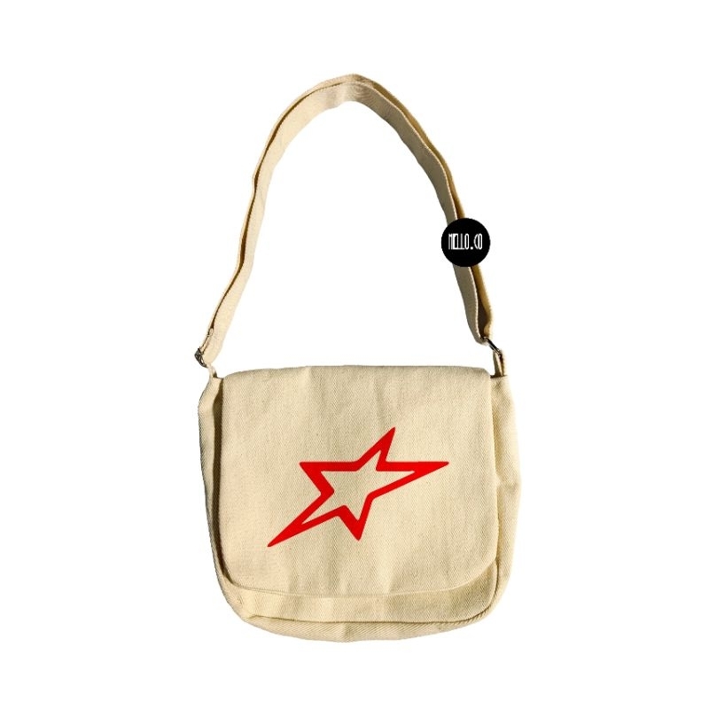 Tas selempang Sling bag broken white Pria/Wanita