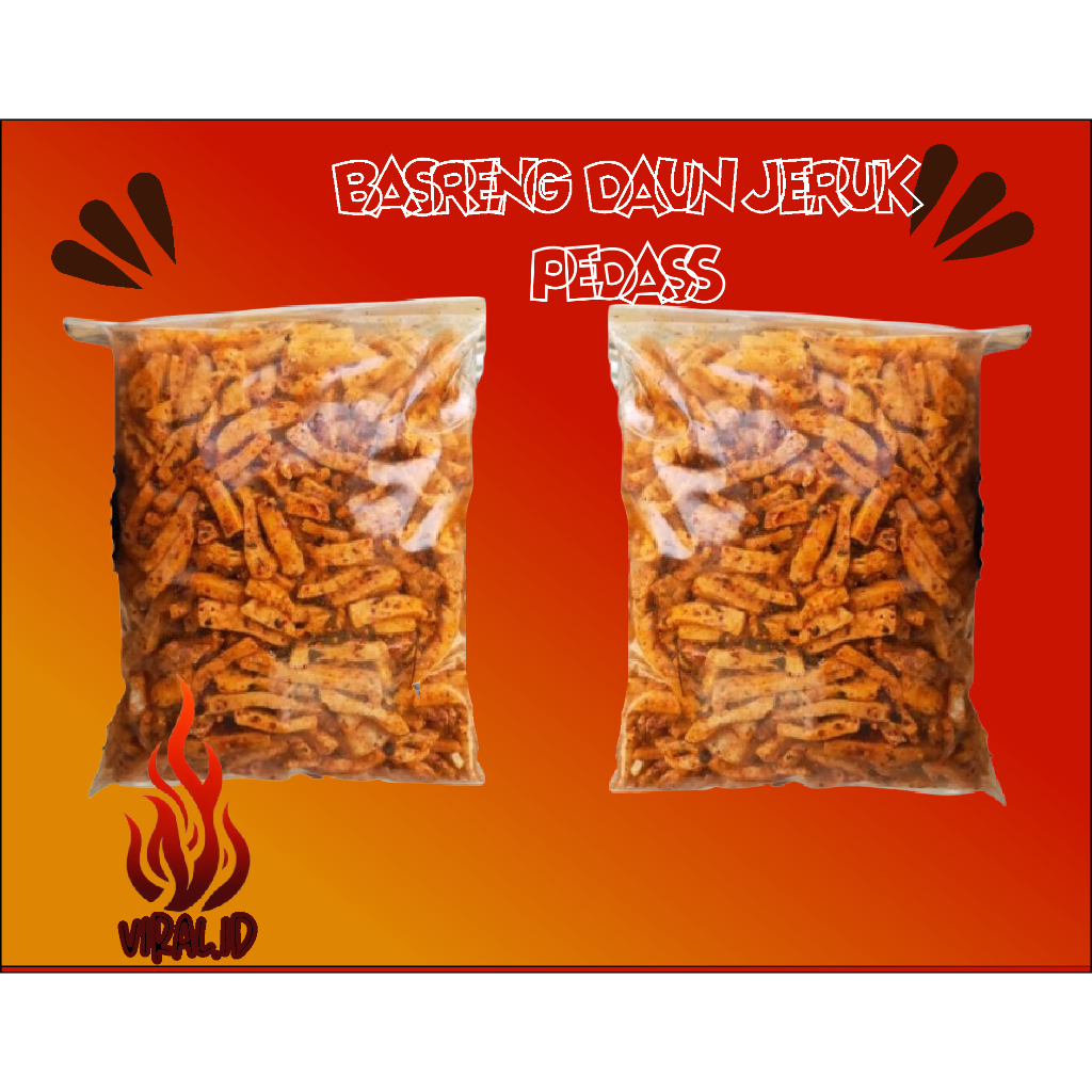 

BASRENG PEDAS DAUN JERUK VIRAL 500 GRAM