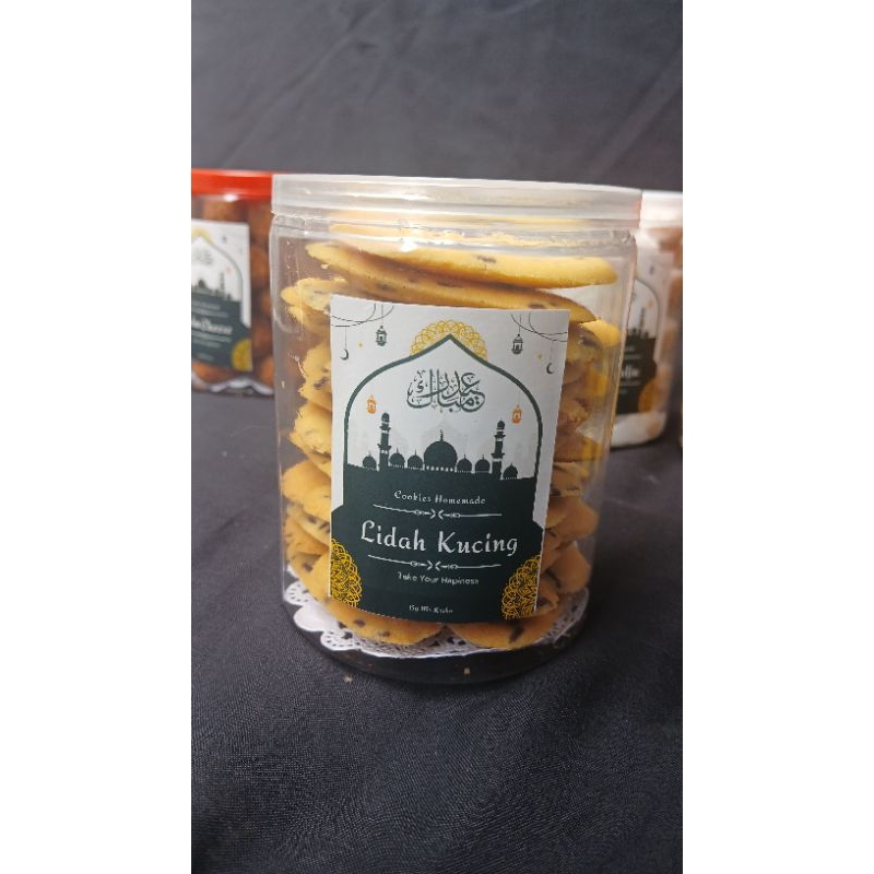 

Lidah kucing meises kemasan toples 500ml