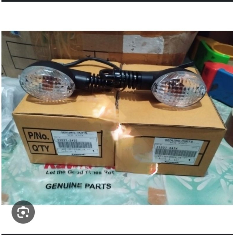 Lampu sein lampu sen riting depan KLX 250 klx250 original kawasaki