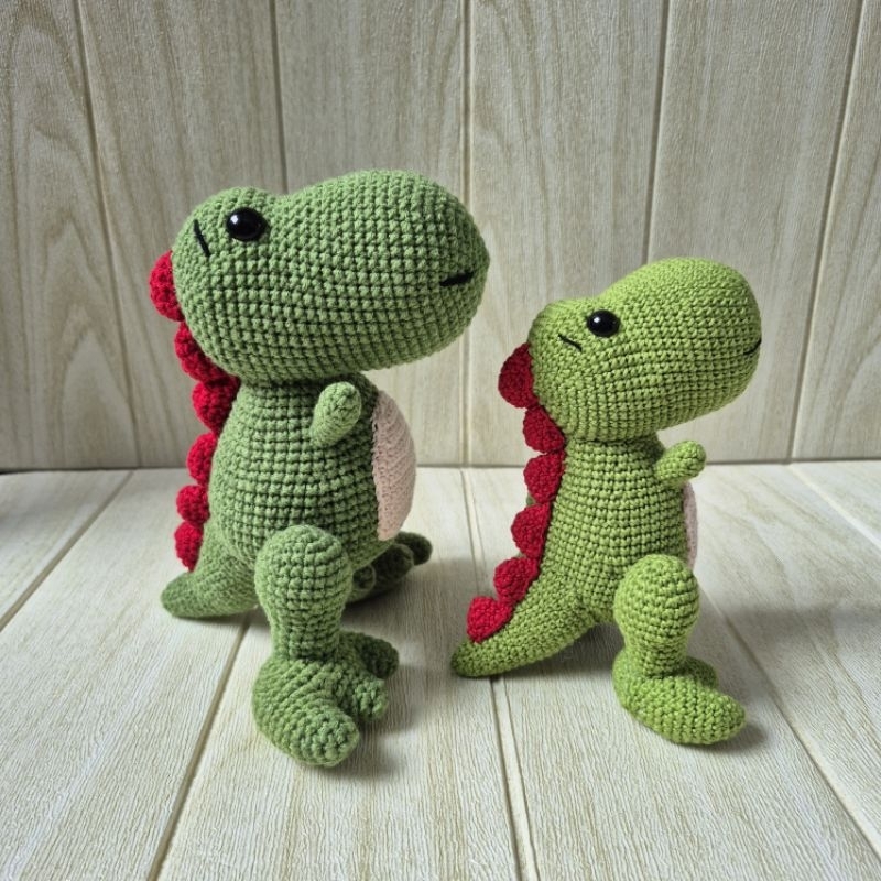 Amigurumi T-rex /Boneka rajut dinosaurus T-rex