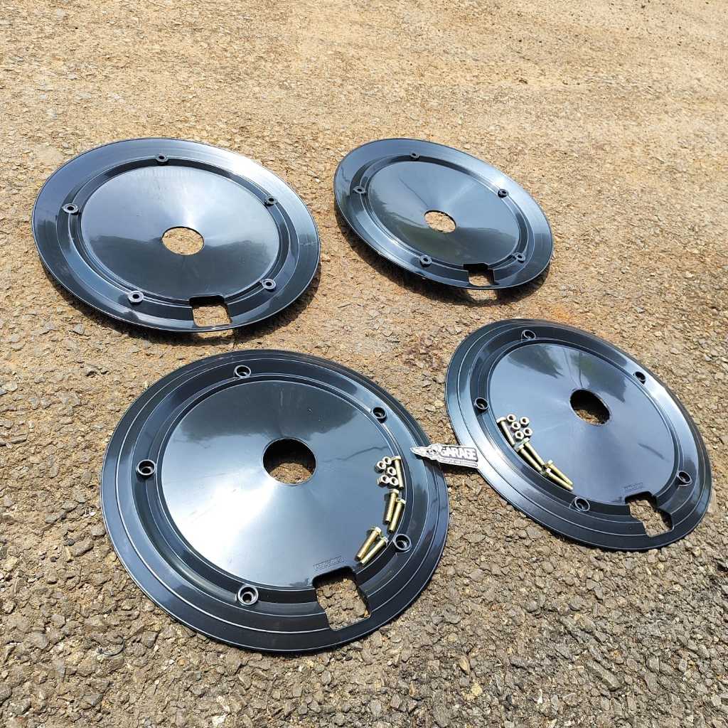 Wheeldop Metic Ring 14 UNIVERSAL ABS HITAM set BAUD Wildop Ring 14 Semuab Metik Wheel dop Doop weldo