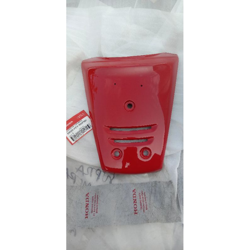 panel depan dasi panel cover front top Honda Supra SupraX Supra V Supra fit lama  merah original AHM