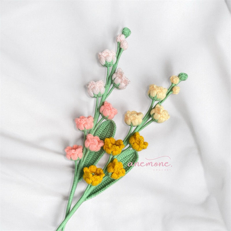 Anemone - Melody Valley Flower Crochet Lily Of The Valley Bunga Lily
