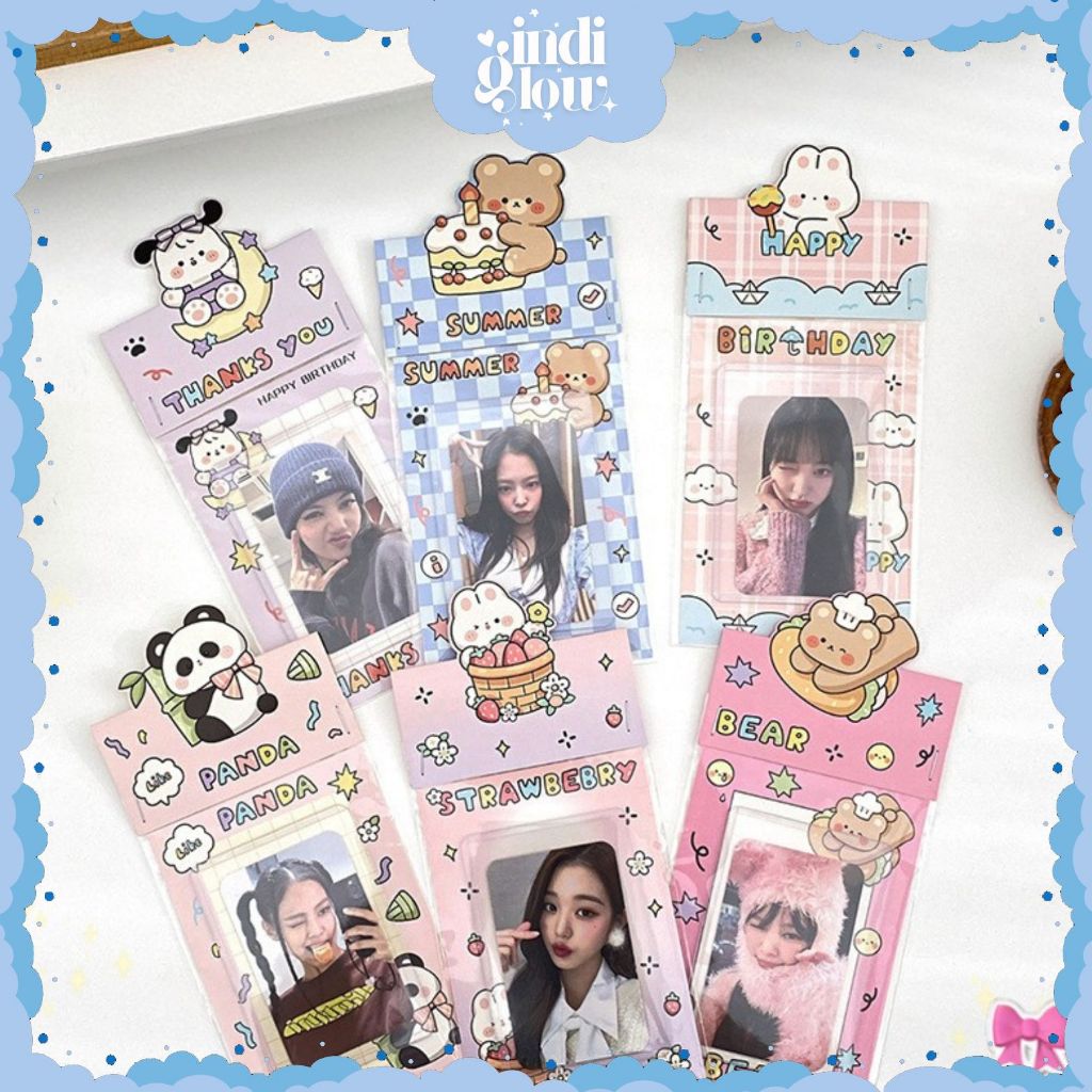 

IG Plastik Packing Photocard Plastik Cover Photocard Kpop Lucu Sampul Kartu Aesthetic Murah ST22