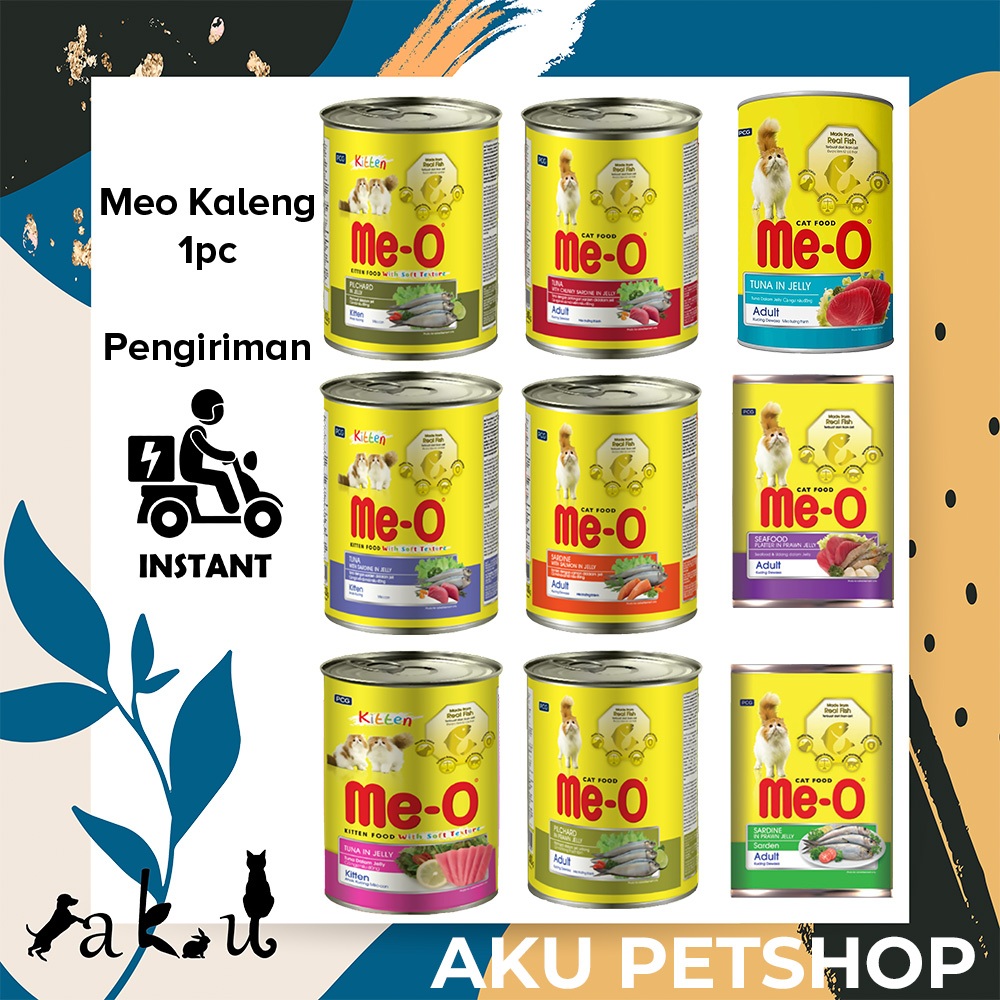Meo Kaleng 400Gr || Makanan Basah Anak Kucing dan Kucing Dewasa