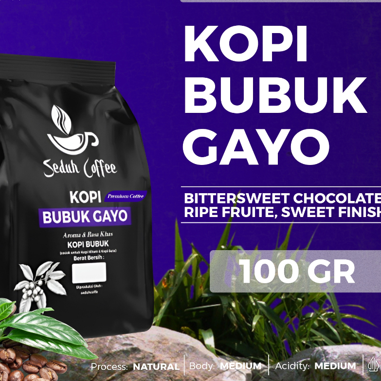 

Bubuk Kopi Bubuk Gayo Premium 100gr