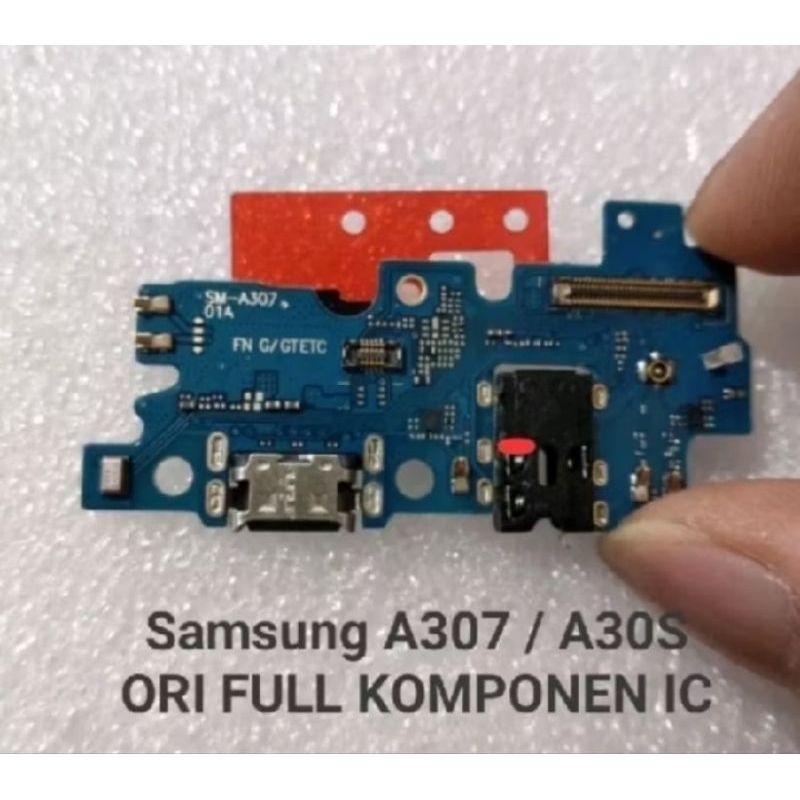papan cas samsung a30s a307 original plus ic