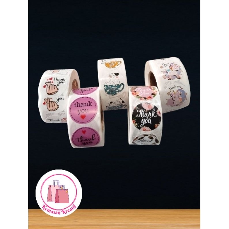 

[500 pcs] Sticker Thank You Roll