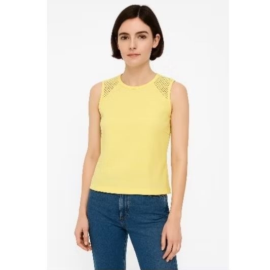 Baju Atasan Wanita Casual/Formal Warna Kuning merk Moscato [Preloved]