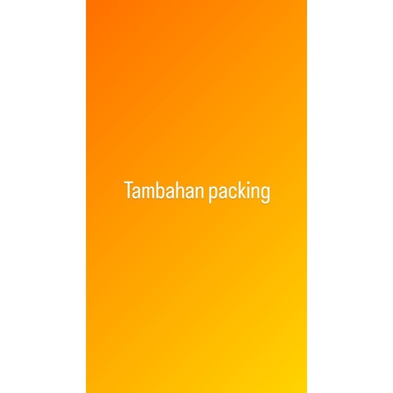 

tambahan packing bubble wrap