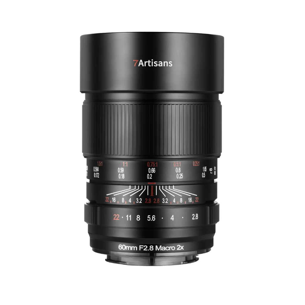 7ARTISANS 7ARTISAN 60mm f/2.8 FULL-FRAME 2X ULTRA-MACRO LENS FOR E/RF/Z LENSA SONY FUJIFILM CANON OR
