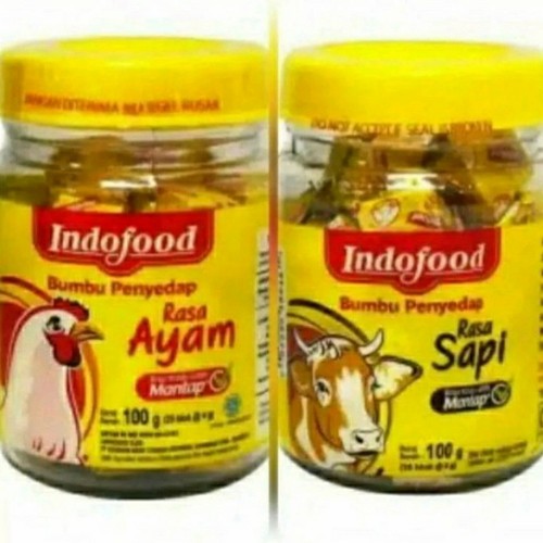 

Indofood Bumbu Penyedap Ayam Rasa 100 GRAM ISI 25X4 GRAM