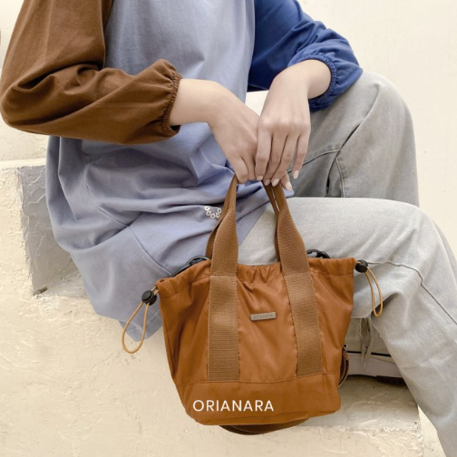 Tas Sling Orianara EDEN BAG Tas Slempang Serut Sling bag/ Shoulder Bag Wanita Mini Eden PRELOVED