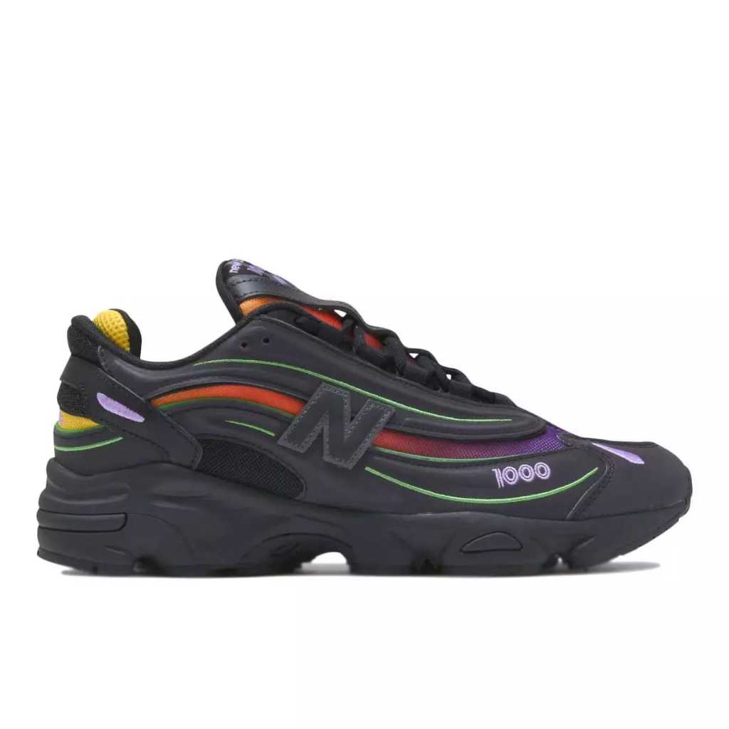 SEPATU SNEAKERS NB 1000 Black Multicolor Reflective Pack M1000TP