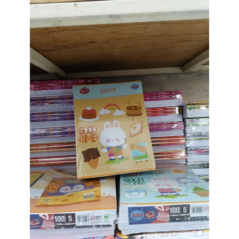 

Buku Tulis isi 100lbr SIDU 1 pack