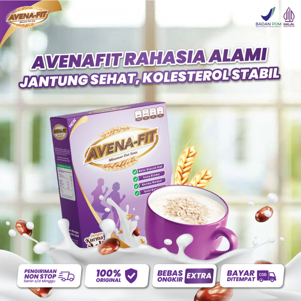 

Avenafit - Minuman Lezat yang Membantu Turunkan Kolesterol dan Menjaga Kesehatan Jantung serta Pencernaan
