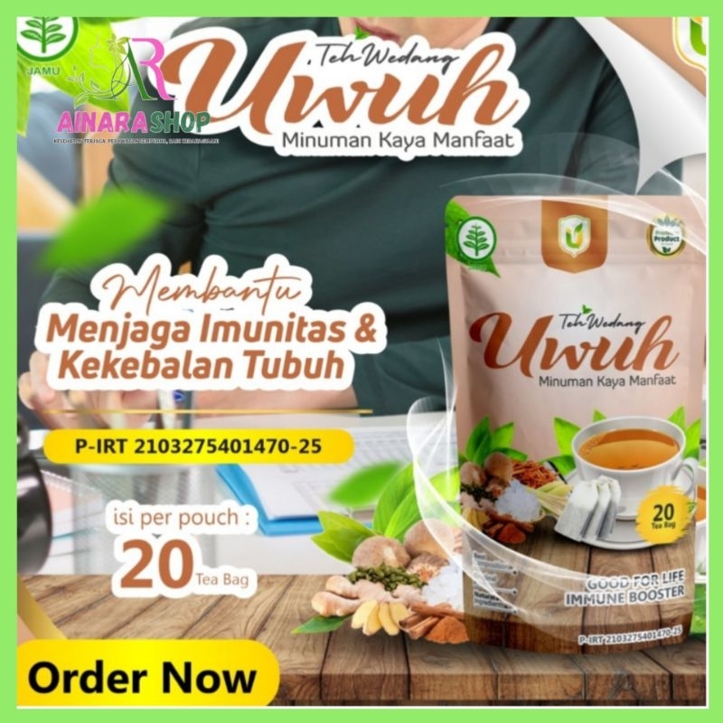 

Usybah Teh Celup Weddang Uwuh Herbal Premium Tradisional 20 Bag Menjaga Imunitas Tubuh