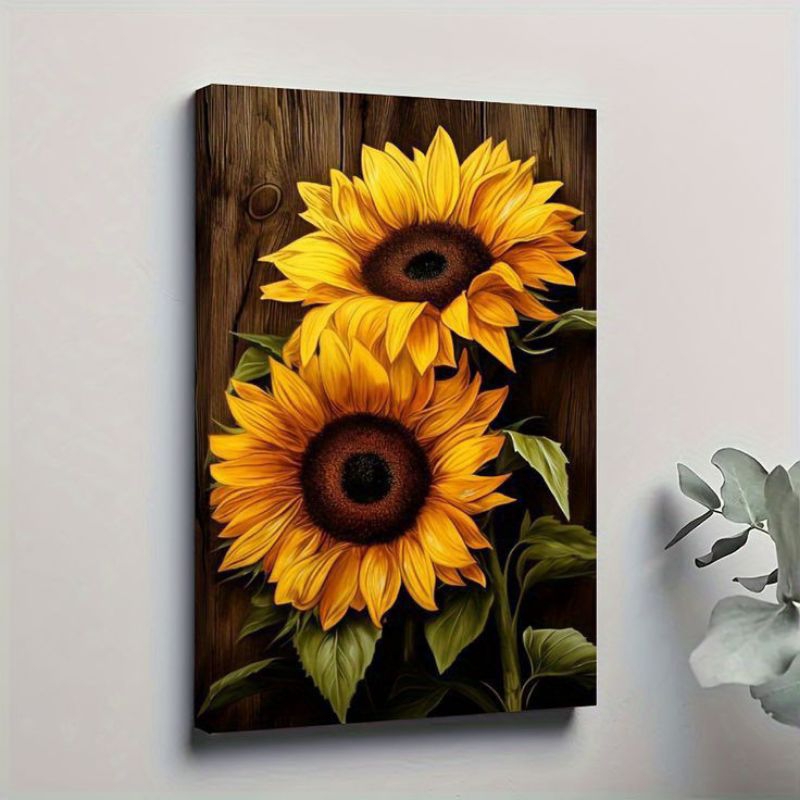 lukisan bunga matahari primordial timbul Lukisan Bunga Putih Teksture Modern Dinding Tebal Abstrak R