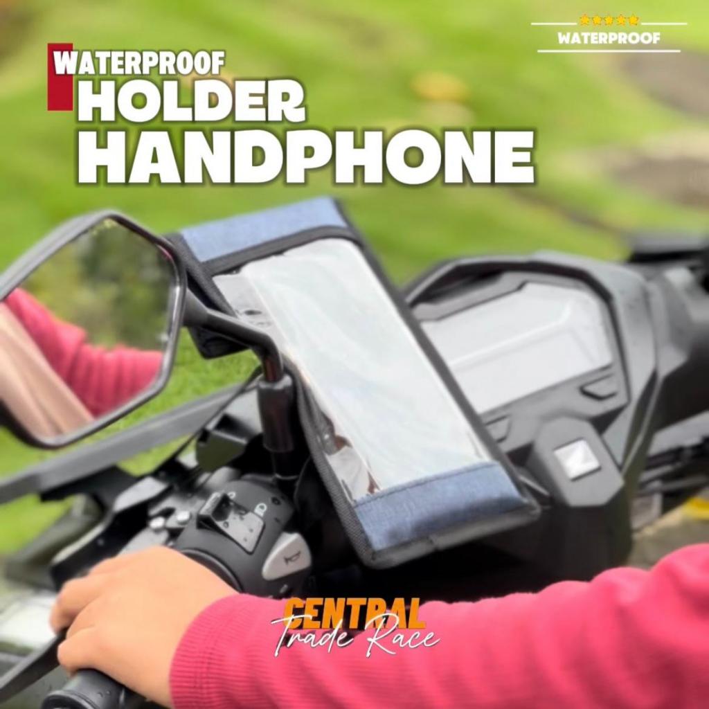 Holder Hp Motor Waterproof Tanoz Ojek Online Gojek Grab Danlainnya