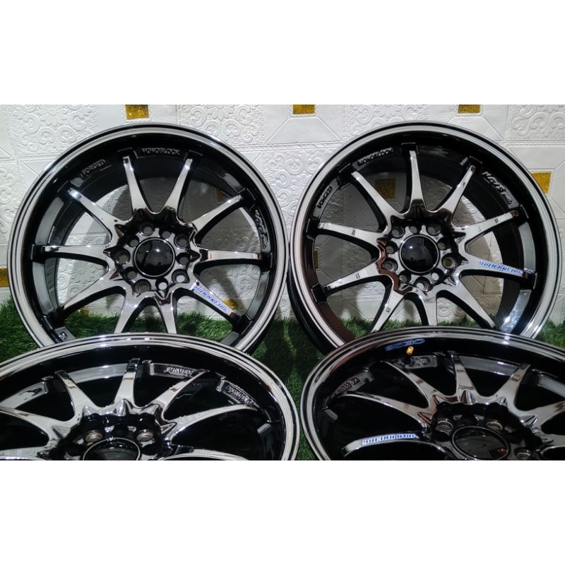 velg mobil Rays Ce28 R17 black chroem mulus