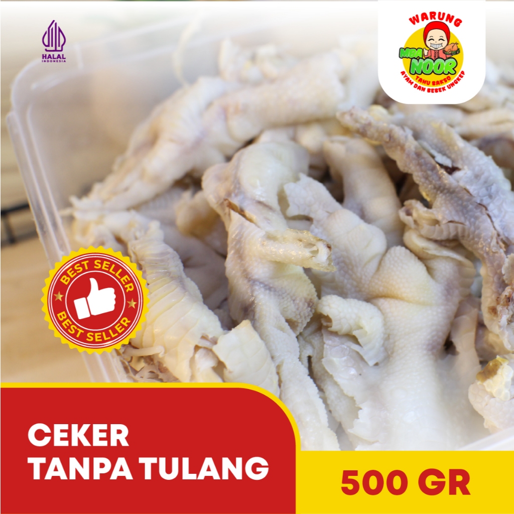 

Ceker Ayam Tanpa Tulang 500 Gr Frozen Food (KIRIM INSTANT) | Dakbal Ceker Tatul Lauk Frozen Ceker Pedas Manis Mercon Siap Kirim | Kaki Ayam Ceker Tatul