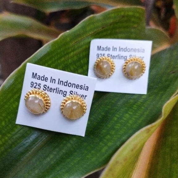 sumpel perak rambut sedana / anting perak rambut sedana