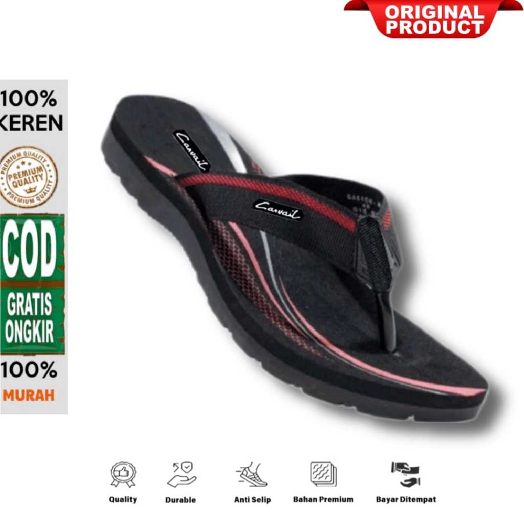 SANDAL CARVIL PRIA DEWASA SANDAL CARVIL ORIGINAL ANTI AIR