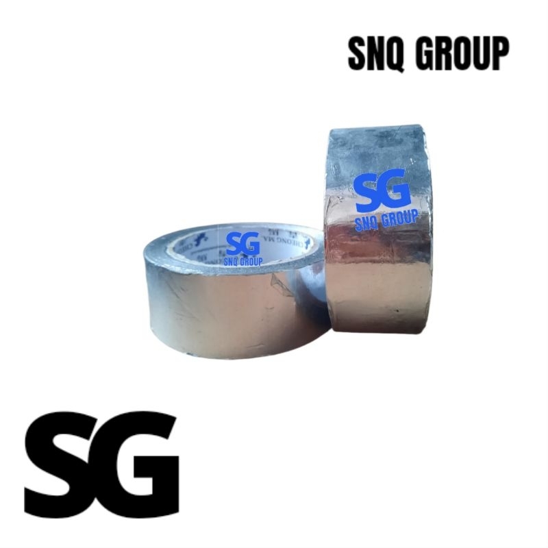 Lakban almunium - Almunium foil gulung