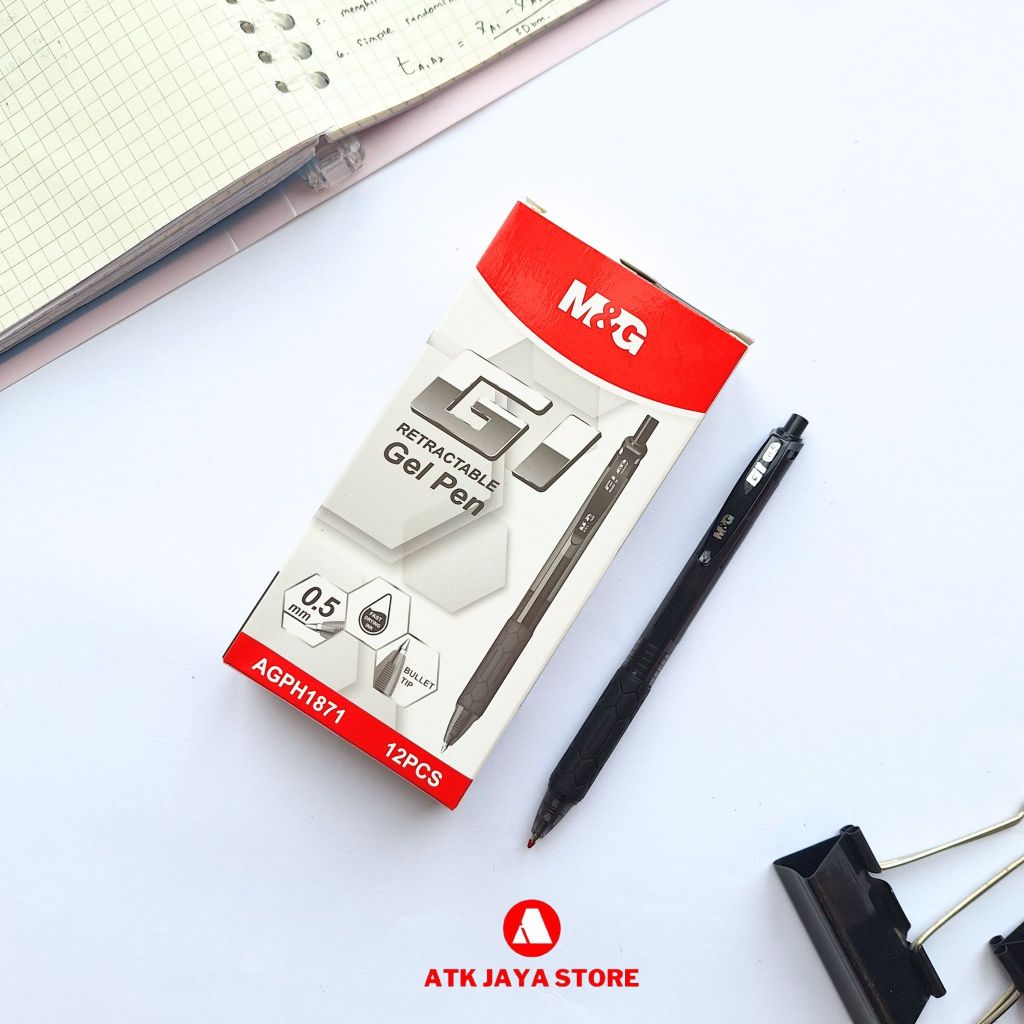 

M&G Retractable Gel Pen G1 0.5 mm Pulpen gel