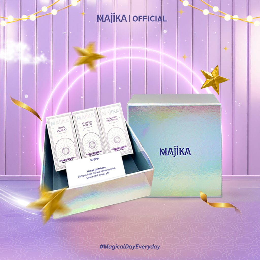 MAGIC5 x MAJIKA Infinity Set Gift Box |KADO ULANG TAHUN|HANYA UNTUKMU|SELAMAT | [3 Eau de Parfum + B