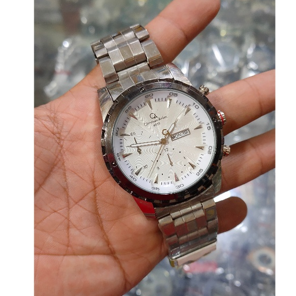 jam tangan pria Christian Arden quartz sporty water resist elegan
