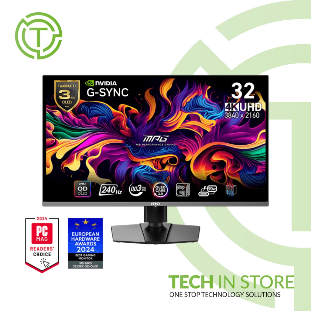 MSI MPG 321URX QD-OLED Gaming Monitor 31.5 Inch