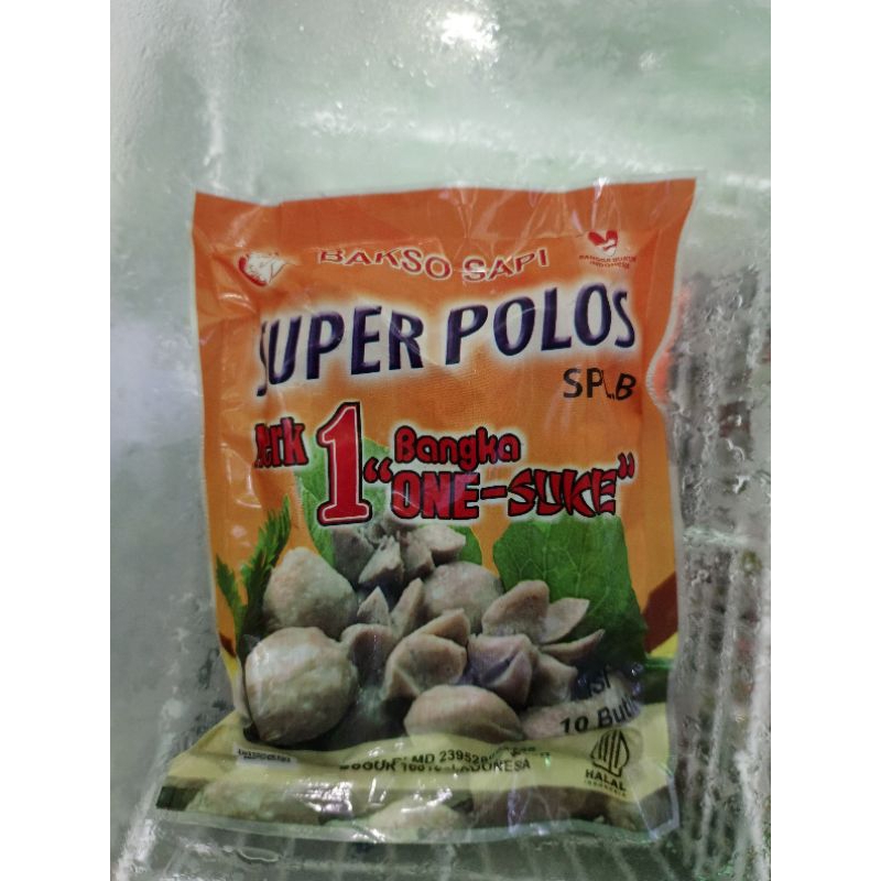

Bakso super polos