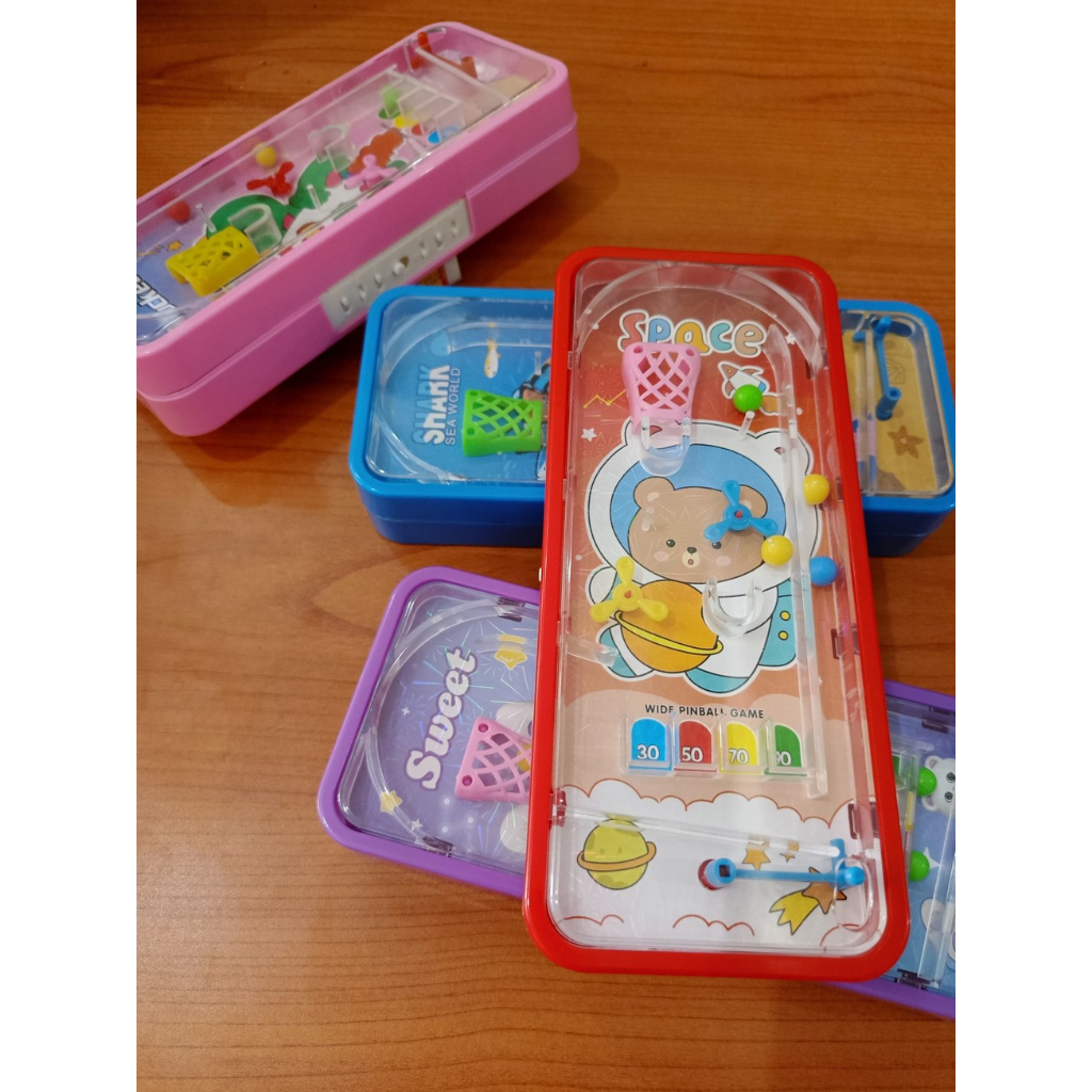 

Tepak / Tempat Pensil Kode + Mainan Pin Ball SQ-7815 Random