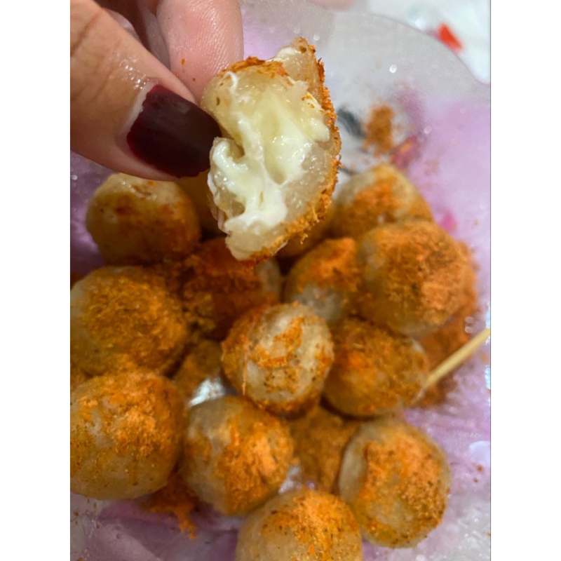 

Cimol isi Keju Mozzarella isi 14 butir + bebas request bumbu (FROZEN)