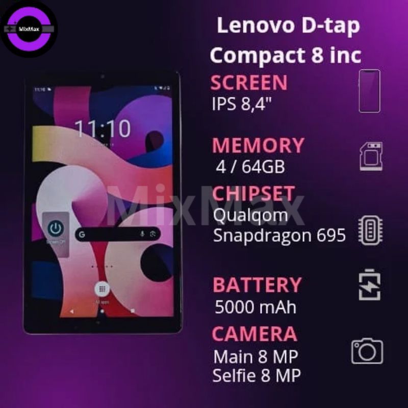 Lenovo D-Tab Compact 4/64GB Second (Unit Only)