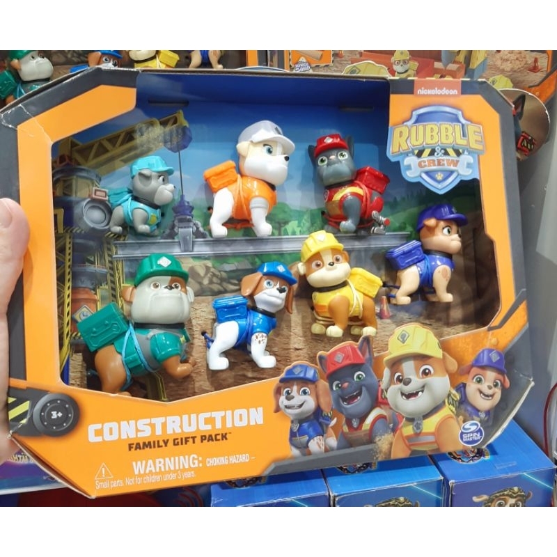 figurine set paw patrol mainan anak paw patrol figure set rubble chase mainan truk paw patrol