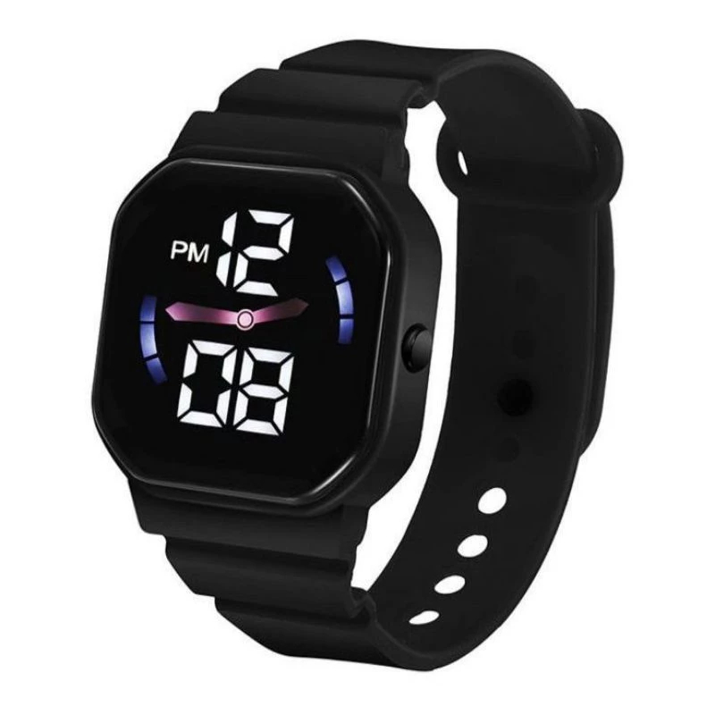 Jam Tangan Led Digital Pria Wanita Couple Murah Grosir Jam Tangan Rubber Petak