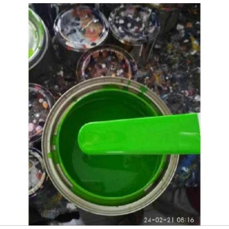 Cat Hijau Ninja Solid PU