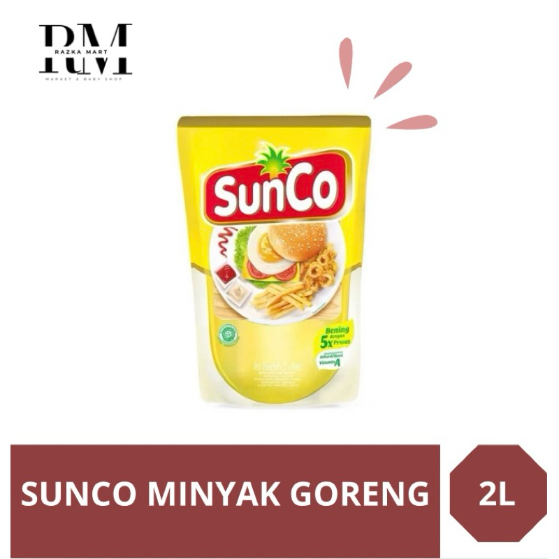

MINYAK GORENG SUNCO 2L/2LITER KEMESAN POUCH