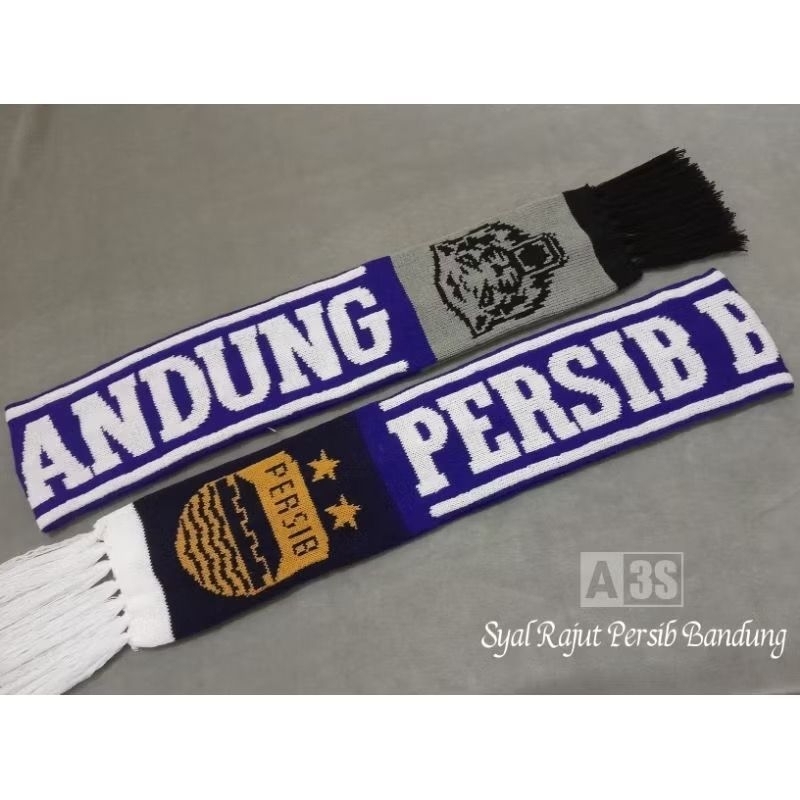 syal rajut Persib bandung /syal rajut Persib/scraf Persib/ syal rajut murah