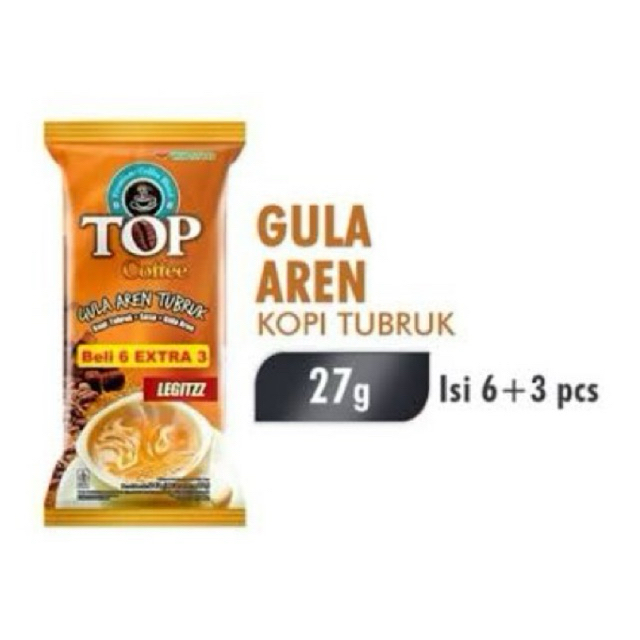 

Top Kopi Gula Aren Kopi Tubruk 9pcs x 27g