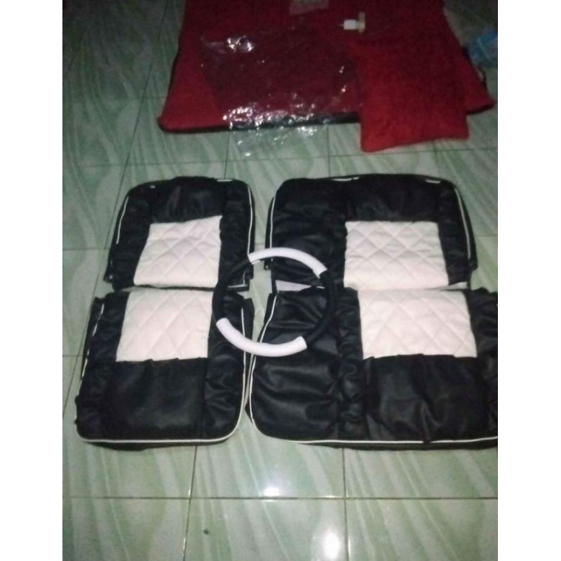 cover jok mobil pickup grand max motif sofa
