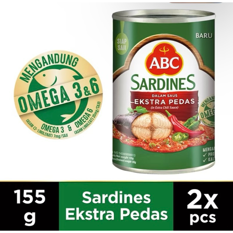 

ABC sarden 155gr x 2pcs
