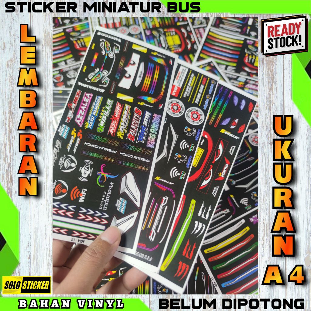 

Paket Lengkap Stiker Modifikasi Bus Miniatur Lampu jetbus5 jetbus3 SR3 JB3 RGB dan JB5 RGB