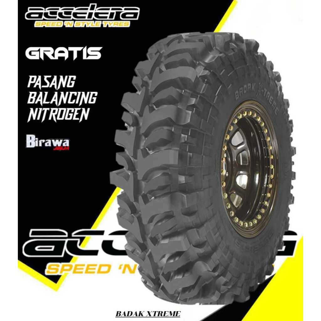 Ban Panther R14 Ukuran 27 R14 Accelera Badak Xtreme 27x8,5 R14 Ban 27 8.5 R14 ( Gratis Pasang )